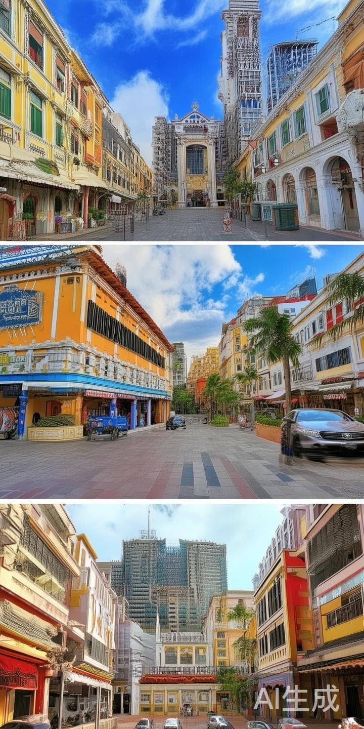 文化与购物：在度假区附近，可以了解到澳门丰富的历史